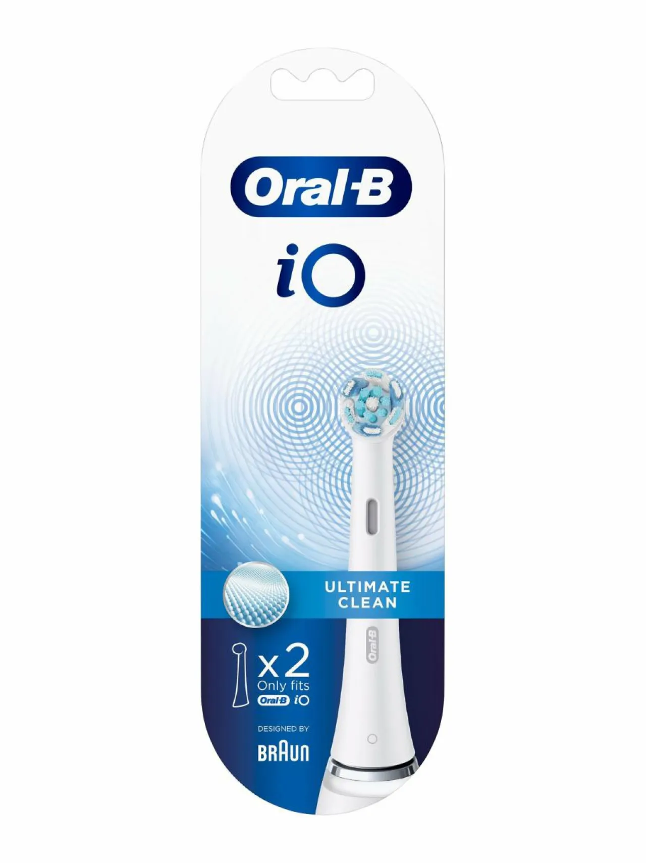 Hampaidenhoito|Oral-B iO ULTIMATE CLEAN -vaihtoharjat 2-pack WHITE
