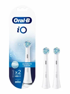 Hampaidenhoito|Oral-B iO ULTIMATE CLEAN -vaihtoharjat 2-pack WHITE