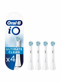 Hampaidenhoito|Oral-B iO Ultimate Clean -vaihtoharjat 4-pack WHITE