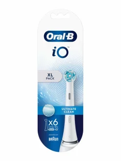 Hampaidenhoito|Oral-B iO Ultimate Clean -vaihtopäät 6 kpl WHITE