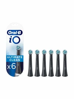 Hampaidenhoito|Oral-B iO Ultimate Clean -vaihtopäät 6 kpl BLACK