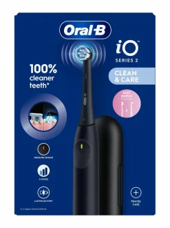 Hampaidenhoito|Oral-B iO2-sähköhammasharja + matkakotelo BLACK