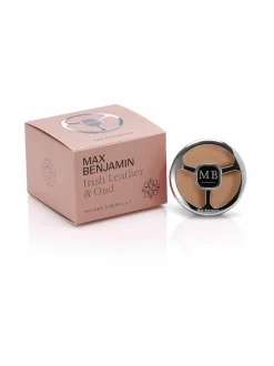 Huonetuoksut & Tuoksukynttilät|Max Benjamin Irish Leather & Oud -autotuoksu LIGHT TERRACOTTA