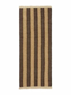 Matot|Ferm Living Ives Runner -matto 80 x 200 cm TAN/CHOCOLATE