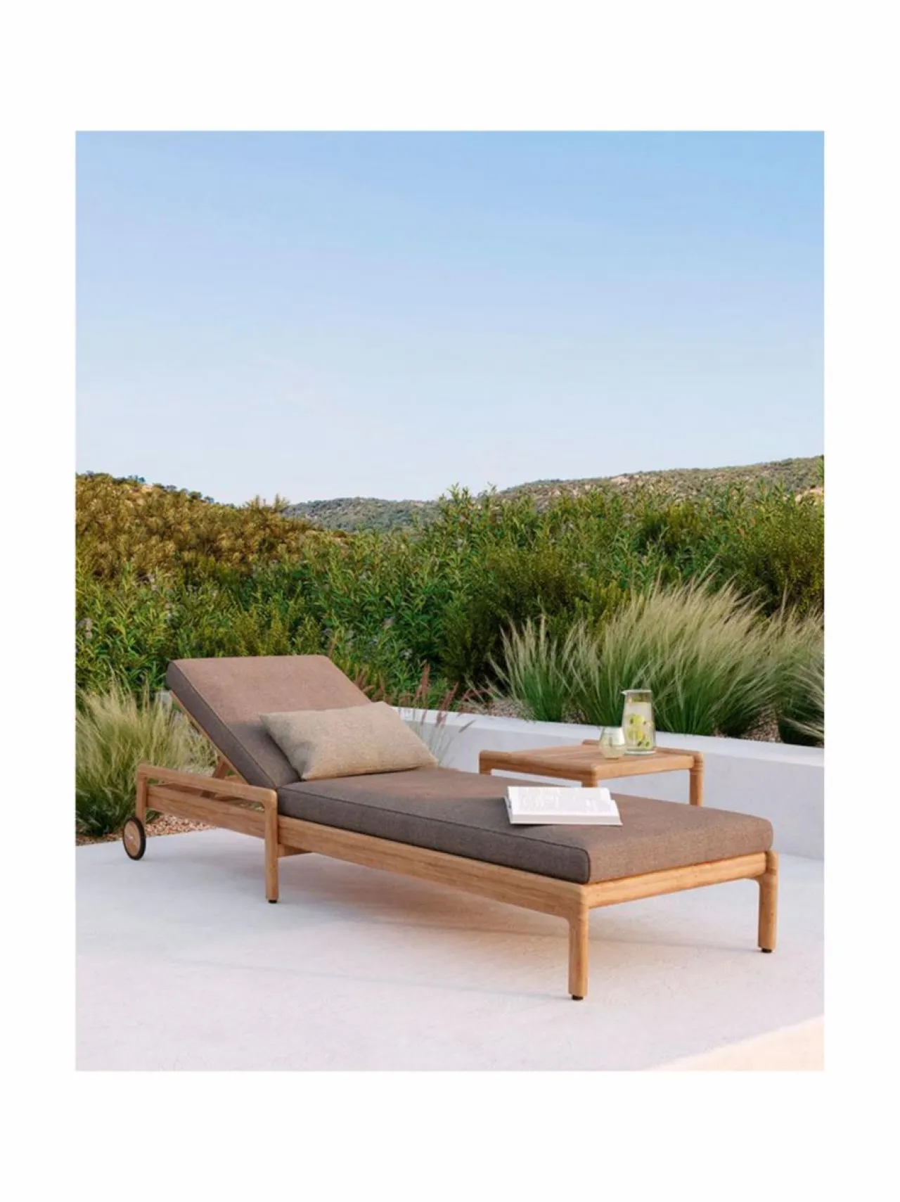 Puutarhakalusteet & Pehmusteet|Ethnicraft Jack aurinkovuode