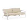 Puutarhakalusteet & Pehmusteet|Ethnicraft Jack 2-ist. ulkokaluste sohva, alumiini rungolla