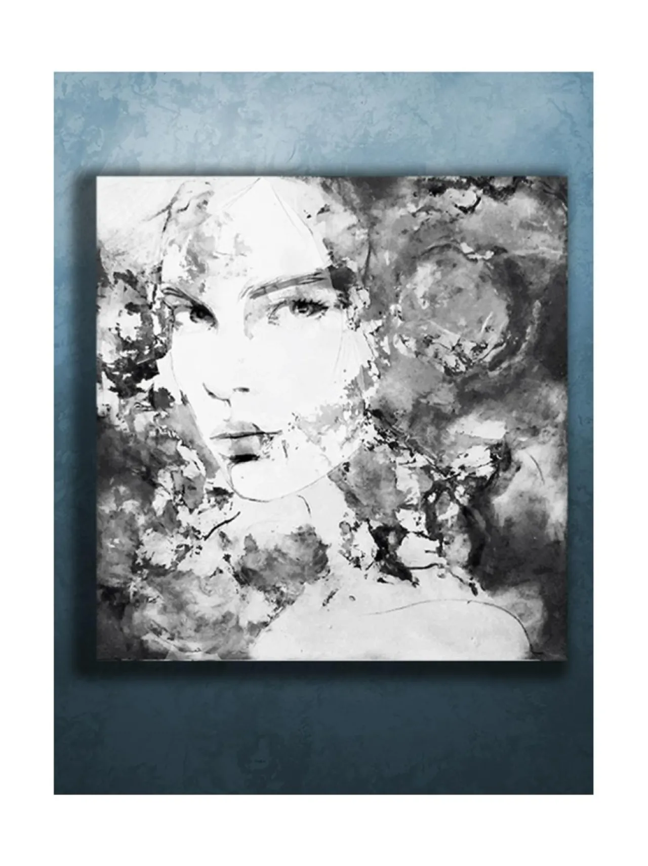 Taulut & Julisteet|Jenniemilia Design , KATA, voimanainen canvas -taulu 100x100cm