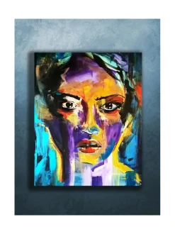 Taulut & Julisteet|Jenniemilia Design , WILMA voimanainen canvas -taulu 80 x 100 cm