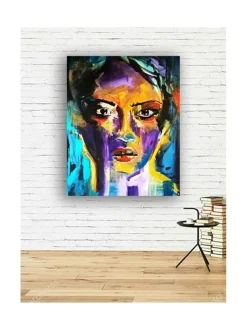 Taulut & Julisteet|Jenniemilia Design , WILMA voimanainen canvas -taulu 80 x 100 cm