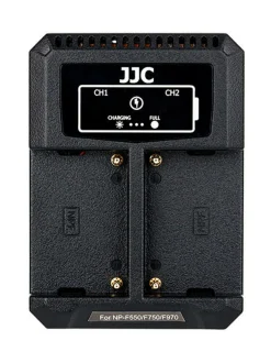 Kamerat|JJC DCH-NPF USB Dual Battery Charger -tuplalaturi (NP-F)