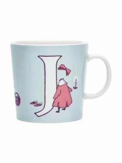 Mukit & Kupit & Asetit|Moomin Arabia J-muumimuki 0.4 L LIGHT BLUE