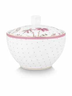 Tarjoiluastiat|PIP Studio Jolie Dots -sokerikulho 300 ml PINK