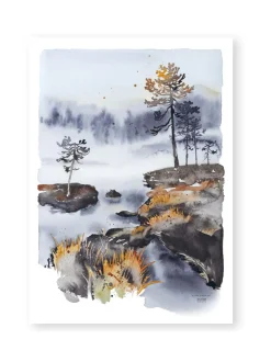 Taulut & Julisteet|ESTER VISUAL Juliste Erämaan reunalla 50x70 cm