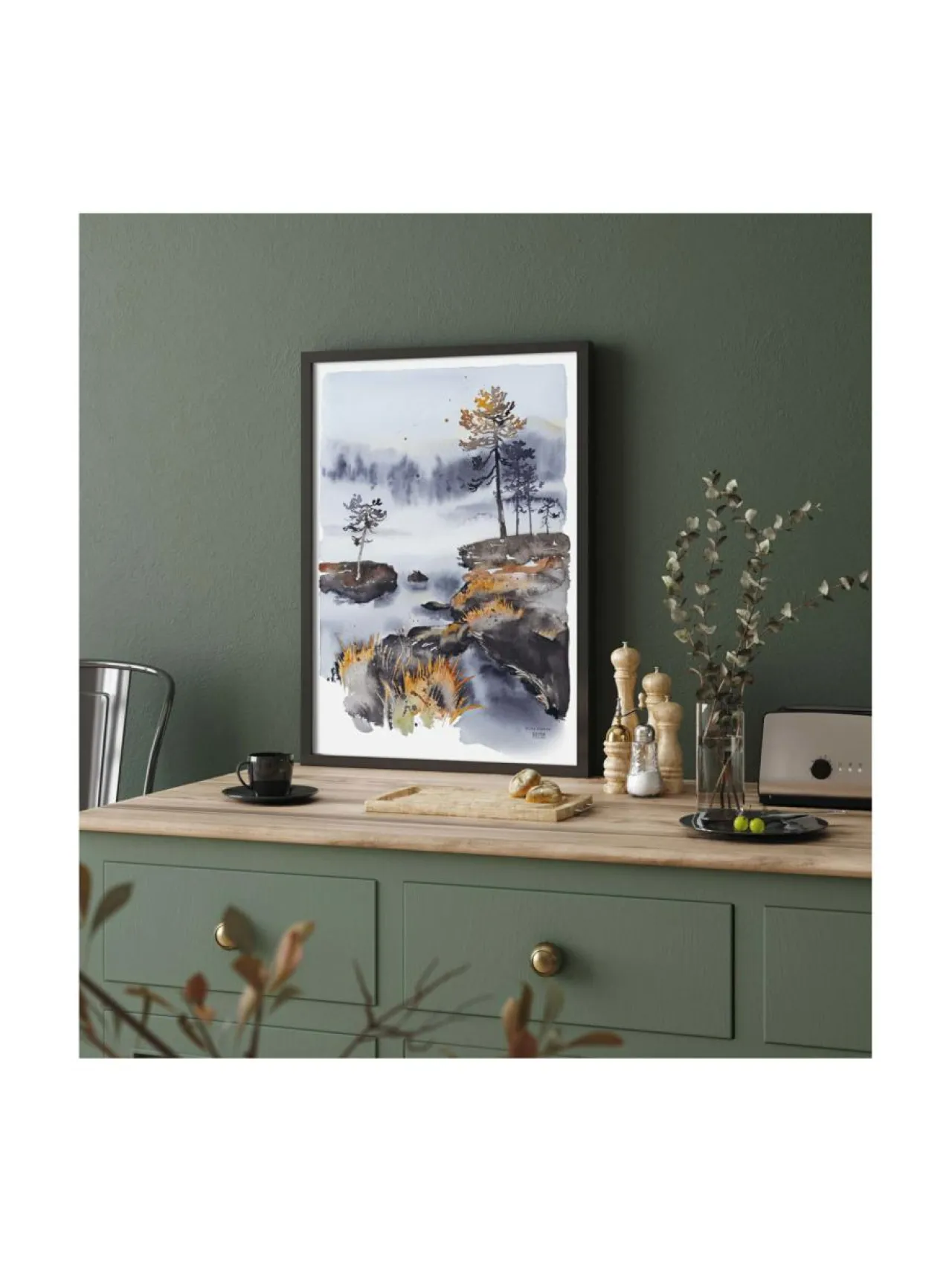 Taulut & Julisteet|ESTER VISUAL Juliste Erämaan reunalla 50x70 cm