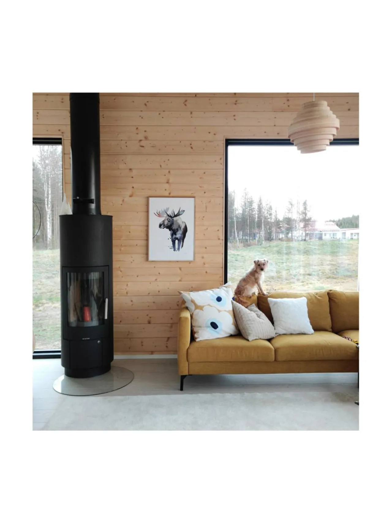 Taulut & Julisteet|ESTER VISUAL Juliste Kruunupää hirvi 50x70 cm