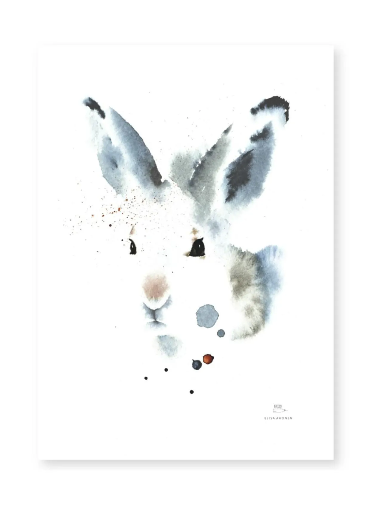 Taulut & Julisteet|ESTER VISUAL Juliste Metsäjänis 50x70 cm