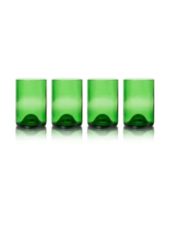 Lasit|Rebottled Juomalasi 330ml Green (4kpl)