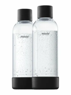 Muut Keittiölaitteet|Mysoda Juomapullo 1 L, 2-pack BLACK