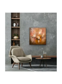 Taulut & Julisteet|Pia Rydman Art Jupiter, öljyvärimaalaus, 90x90 cm