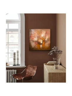 Taulut & Julisteet|Pia Rydman Art Jupiter, öljyvärimaalaus, 90x90 cm