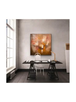 Taulut & Julisteet|Pia Rydman Art Jupiter, öljyvärimaalaus, 90x90 cm