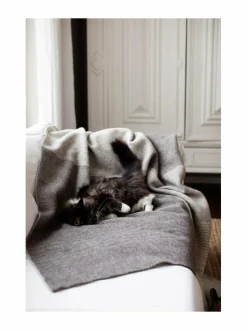 Huovat & Päiväpeitot|Lapuan Kankurit Kaamos-villahuopa 8 WHITE-NATURE&APOS;S BEIGE