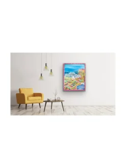 Taulut & Julisteet|Pia Rydman Art Kaisaniemen keidas, 100x80 akryylimaalaus, Pia Rydman