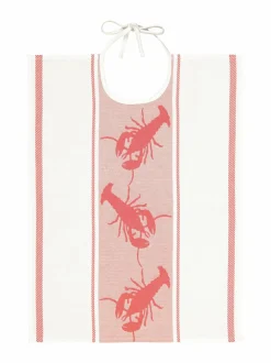 Keittiö- & Kattaustekstiilit|Casa Stockmann Kalas-rapuaiheinen ruokalappu 46 x 60 cm WHITE/RED