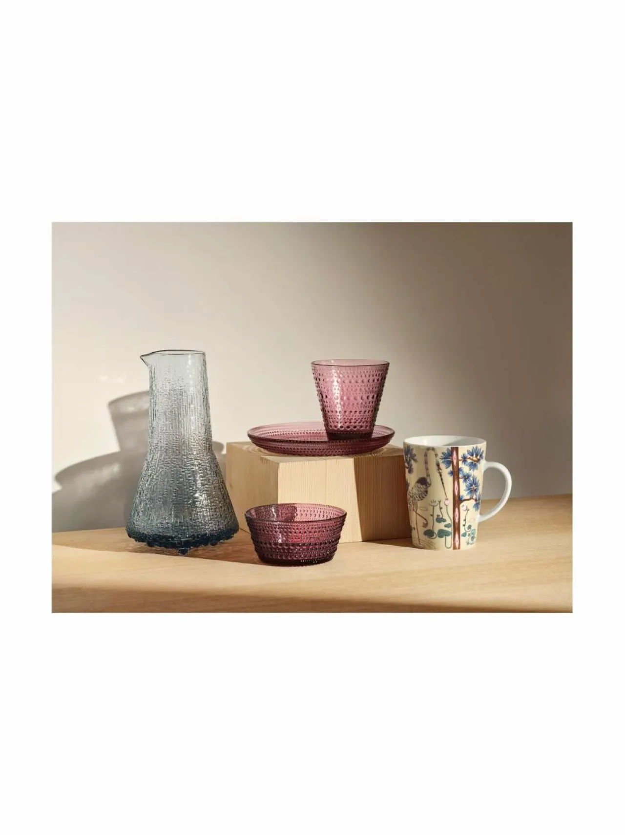 Lasit|Iittala Kastehelmi-juomalasi 2 kpl, 30 cl PURPLE