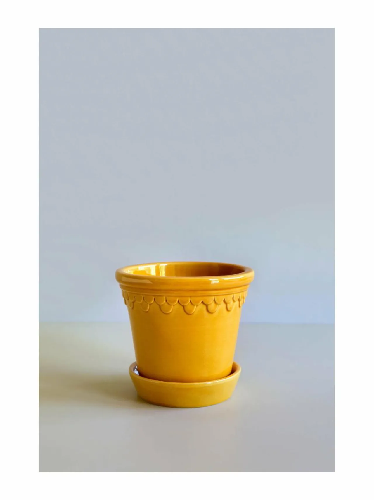 Ruukut & Istutusastiat|Bergs Potter Københavner-ruukku Ø 10 cm AMBER YELLOW