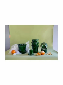 Ruukut & Istutusastiat|Bergs Potter Københavner-ruukku Ø 16 cm EMERALD GREEN