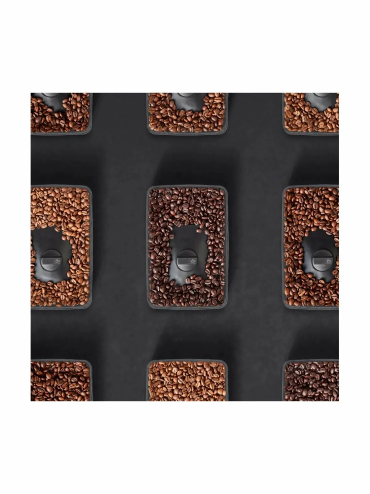 Kahvin- & Vedenkeittimet|KitchenAid KESRBHS Bean Hopper -kahvipapusäiliö puoliautomaattiseen espressokoneeseen BLACK