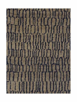 Matot|Roots living Ketju-bambu-villamatto CHARCOAL-BROWN