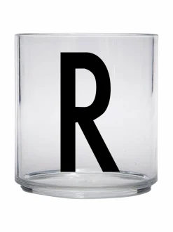 Lasit|Design Letters Kids Personal Drinking Glass -juomalasi, R KIRKAS