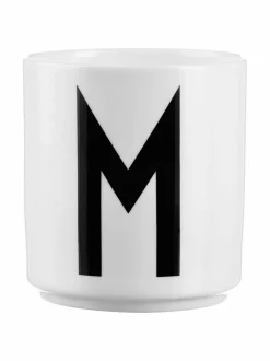 Mukit & Kupit & Asetit|Design Letters Kirjainmuki, M VALKOINEN/MUSTA