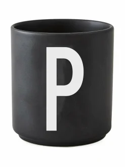 Mukit & Kupit & Asetit|Design Letters KIrjainmuki, P MUSTA