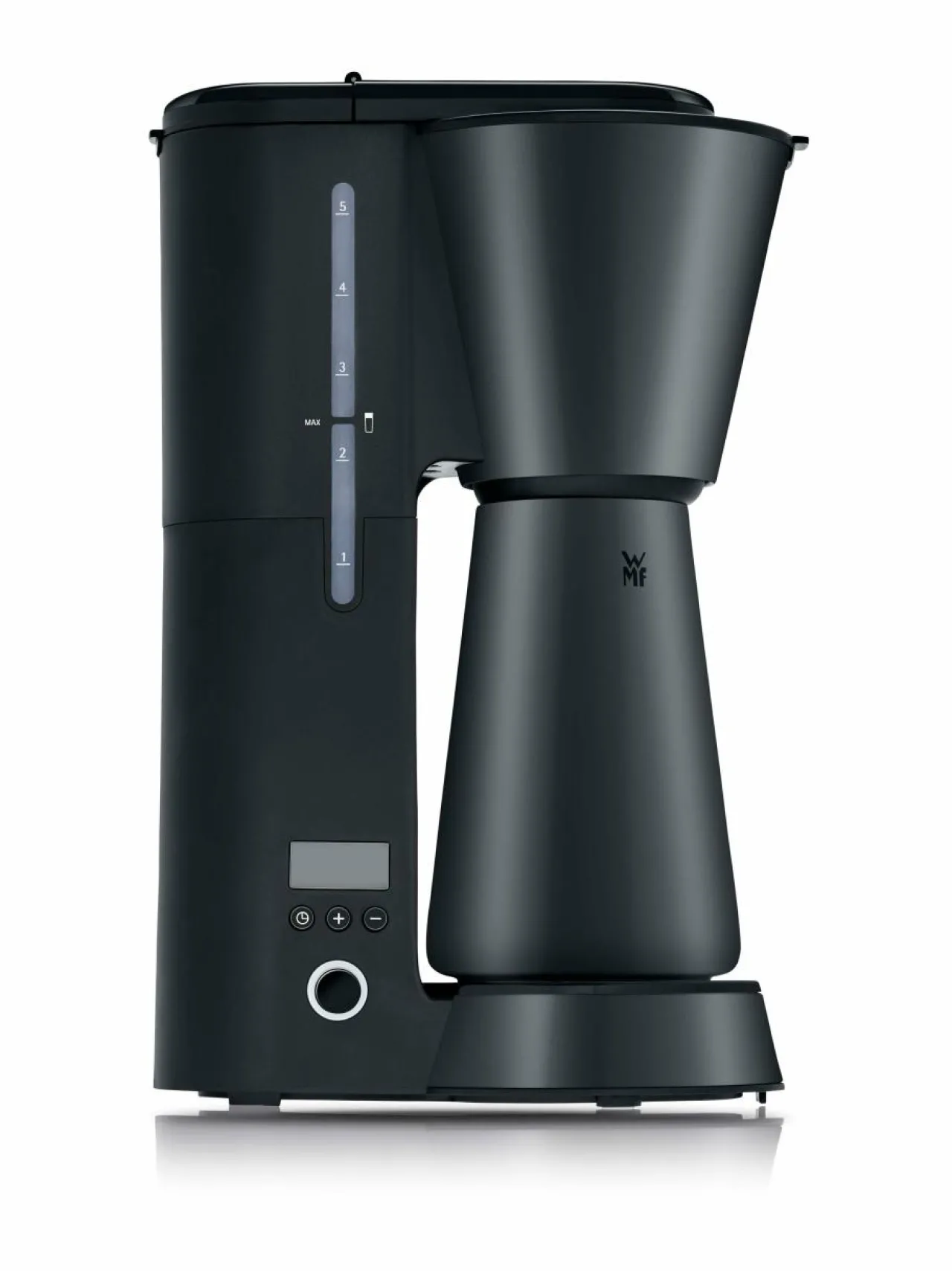 Kahvin- & Vedenkeittimet|WMF KITCHENminis® Coffee Maker Thermo To Go -kahvinkeitin ja termosmuki BLACK, STAINLESS STEEL