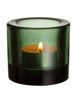 Kynttilät & Lyhdyt|Iittala Kivi-kynttilälyhty 6 cm HAVUNVIHREÄ