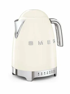 Kahvin- & Vedenkeittimet|Smeg KLF04CREU-vedenkeitin 1,7 l KERMANVALKOINEN