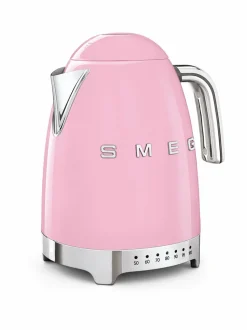 Kahvin- & Vedenkeittimet|Smeg KLF04PKEU-vedenkeitin 1,7 l VAALEANPUNAINEN