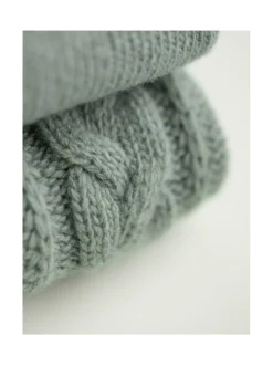 Koiran Vaatteet|Oliver's Life & Style Koiran neule, palmikko, vihreä VIHREÄ