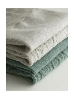 Koiran Vaatteet|Oliver's Life & Style Koiran neule, palmikko, vihreä VIHREÄ