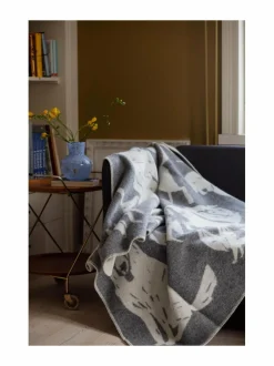 Huovat & Päiväpeitot|Lapuan Kankurit Koirapuisto-villahuopa, 130 x 180 cm 1 GREY-WHITE