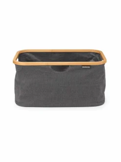 Pyykkihuolto|Brabantia Kokoontaittuva pyykkikori, 40L PEPPER BLACK