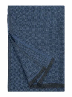Huovat & Päiväpeitot|Lapuan Kankurit Koli-merinovillahuopa 135 x 170 cm 15 BLACK-BLUE