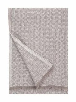 Huovat & Päiväpeitot|Lapuan Kankurit Koli-villahuopa 150 x 170 cm BEIGE/WHITE