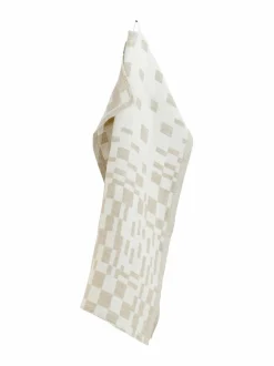 Kylpyhuonetekstiilit|Lapuan Kankurit Koodi-pellavapyyhe 1 WHITE-LINEN