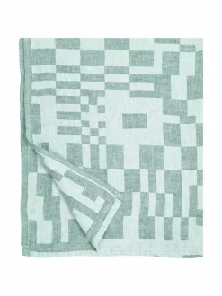 Keittiö- & Kattaustekstiilit|Lapuan Kankurit Koodi-pellavapyyhe 4 GREEN-MINT