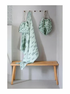 Keittiö- & Kattaustekstiilit|Lapuan Kankurit Koodi-pellavapyyhe 4 GREEN-MINT