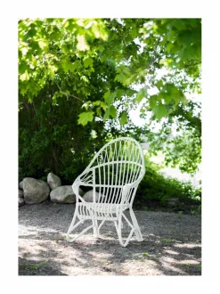 Puutarhakalusteet & Pehmusteet|Parolan Rottinki Korkea Lumikenkä -rottinkituoli 116 x 77 x 79 cm WHITE